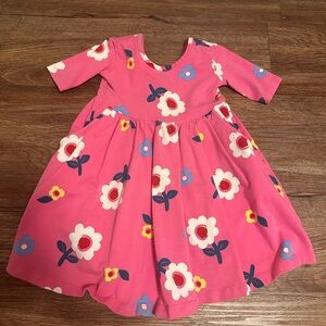 Hanna Andersson Pink Floral Kids Dress